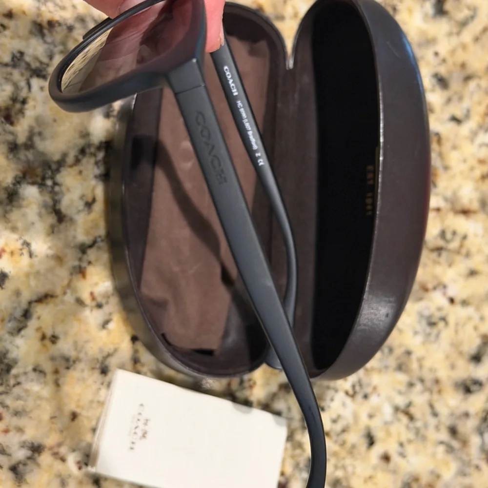 Coach Matte Black Sunglasses